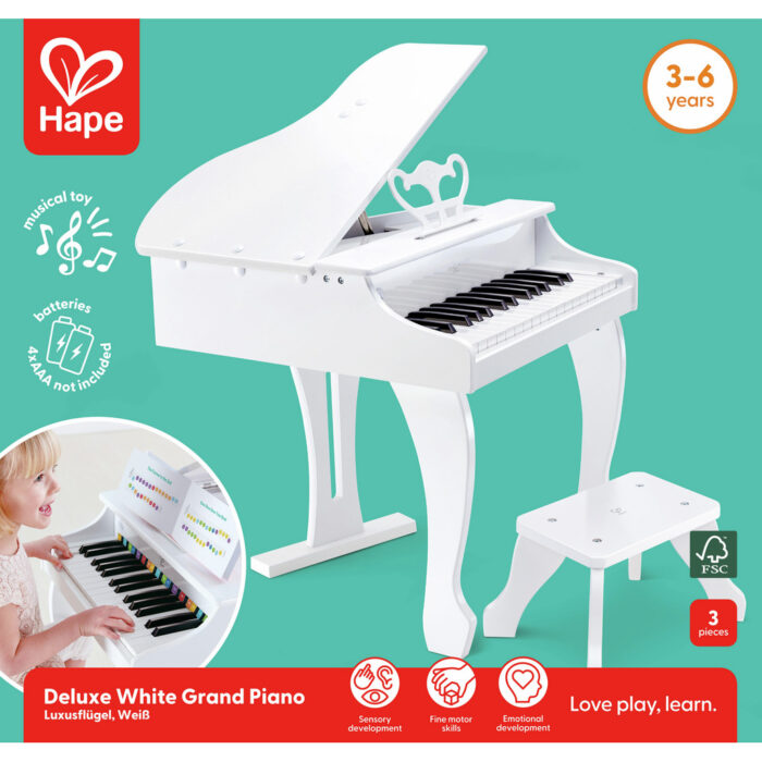 Hape Deluxe Grand Piano - 30-Key Musical Masterpiece