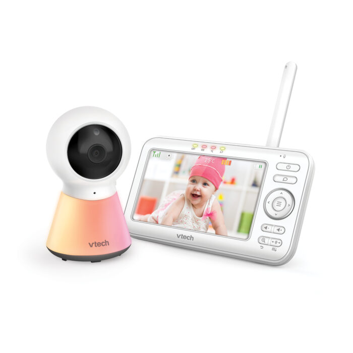 VTech VM5254 5" Digital Video Baby Monitor with Full-Color and Automatic Night Vision - Image 2
