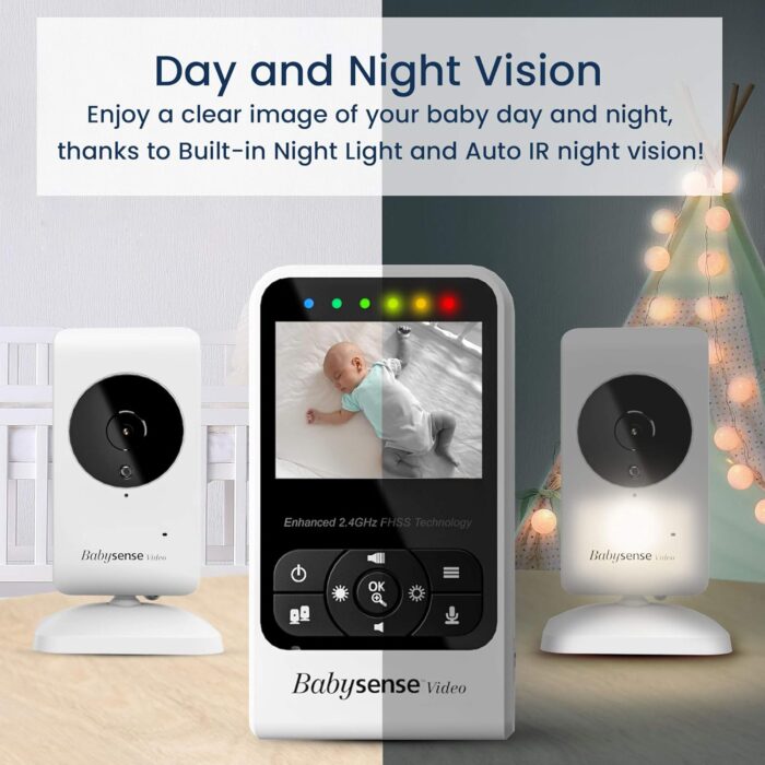 Babysense HD Video Baby Monitor with Movement Detection