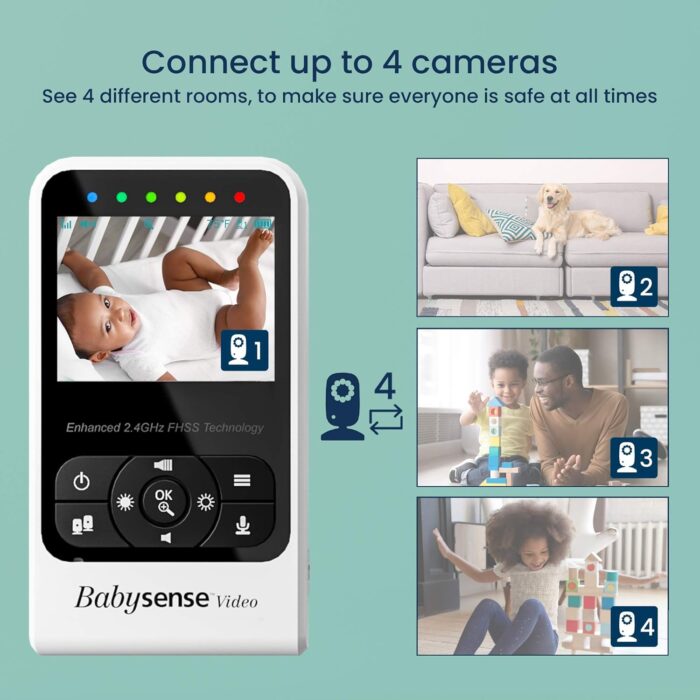 Babysense HD Video Baby Monitor with Movement Detection