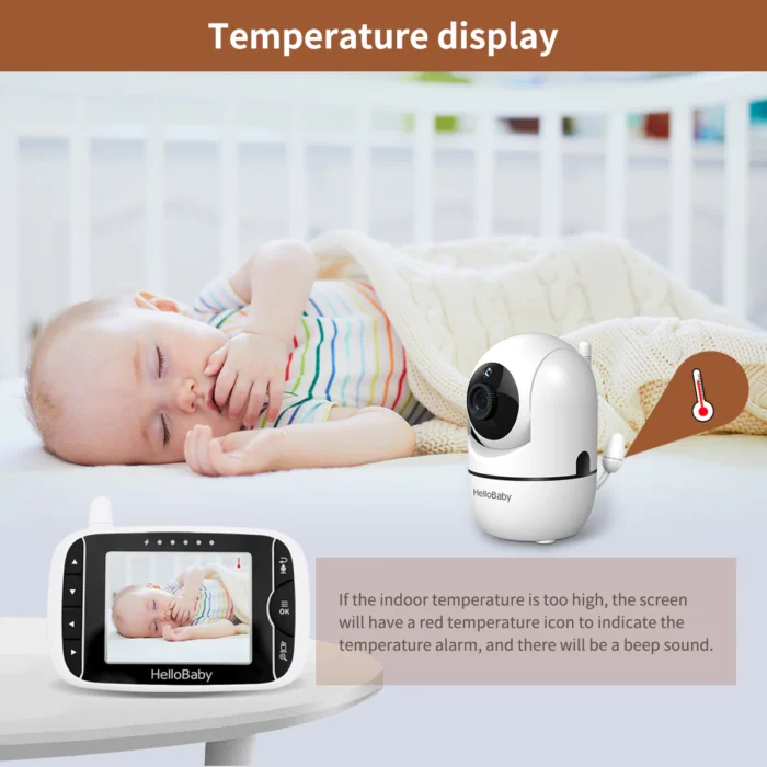 HelloBaby HB65 Wireless Video Baby Monitor