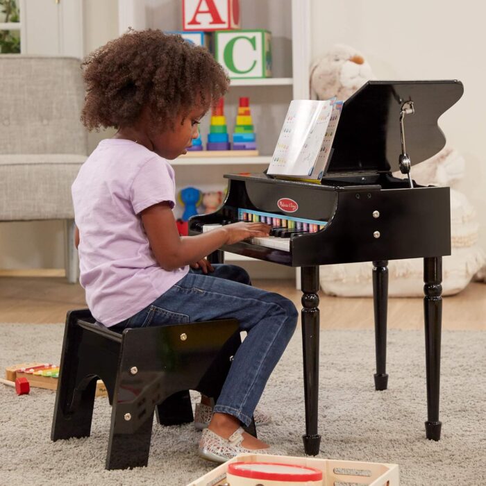 Melissa & Doug Grand Piano - 30-Key Wooden Piano