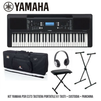 Yamaha PSR-E373 Portable Keyboard with Learning System