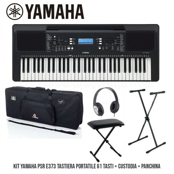 Yamaha PSR-E373 Portable Keyboard with Learning System