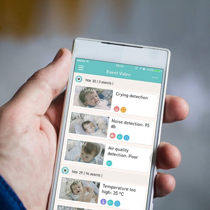 Lollipop Smart Baby Camera with True Crying Detection